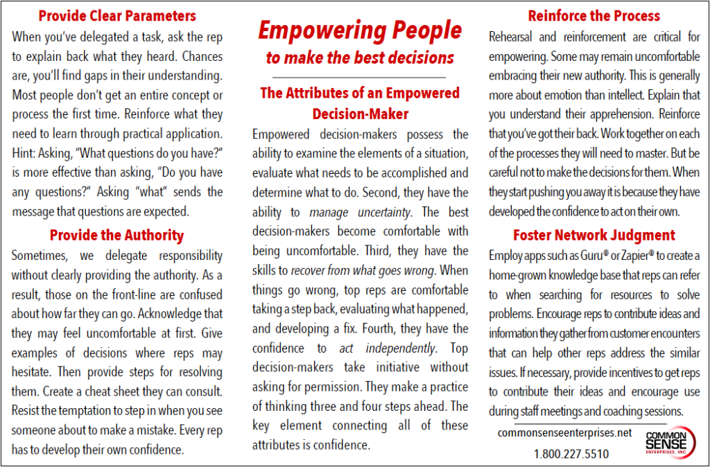 Empowering people to make the best decisions