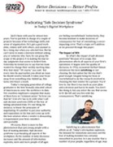 Eradicating SDS is Today's Digital Workplace